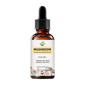 <b>Mushrooms</b> Blend Liquid <b>Drops</b> 60ml Chaga Red Reishi Extract Supplement Support Brain Function <b>Mushroom</b> <b>Drops</b> - Product Image 1