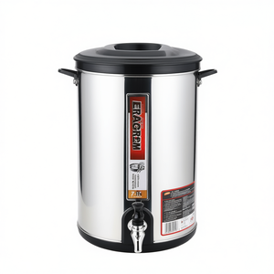 Olla de cocción de acero inoxidable Eragram de 16L con grifo, dispensador térmico aislado para bebidas, para café, té, jugo, uso comercial - Product Image 1