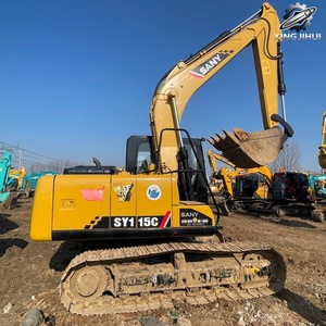 รถขุด SANY SY115C มือสอง ยี่ห้อจีน น้ำหนัก 11.5 ตัน เครื่องยนต์อีซูซุ ระบบไฮดรอลิกคาวาซากิ รถขุดตีนตะขาบขนาดกลาง - Product Image 1