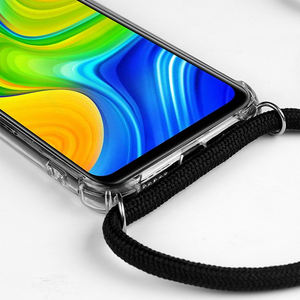 Custodia <span class=keywords><strong>Trasparente</strong></span> Antiurto di Lusso con Cordino per <span class=keywords><strong>Xiaomi</strong></span> <span class=keywords><strong>Redmi</strong></span> <span class=keywords><strong>Note</strong></span> <span class=keywords><strong>9</strong></span> <span class=keywords><strong>Note</strong></span> 9s <span class=keywords><strong>Pro</strong></span> - Product Image 2