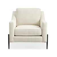Fauteuil d'appoint moderne en bouclette, style luxe discret, pour salon, maison moderne, loft urbain