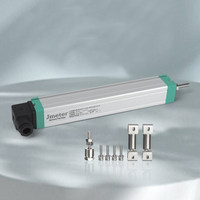 Capteur de déplacement linéaire PST-10 pour machine de moulage par injection avec connecteur premium, règle électronique de type tige de traction en acier