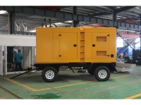 Groupe électrogène diesel portable intelligent 100kVA 200kVA 300kVA sur remorque