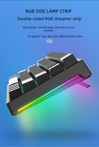 Oem Giá cả hợp lý công tắc bàn phím Hotswap đầy màu sắc cơ khí Bàn phím chơi game gk75 Bàn Phím Cơ khí PBT Keycaps Set Hồng - Product Image 5