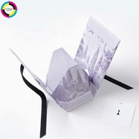 Boîte cadeau en papier personnalisée avec ruban, boîte d'emballage pliante de luxe pour cosmétiques, parfums, bougies, cadeaux d'anniversaire