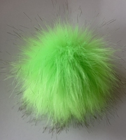 Pompons en fausse fourrure de renard de 12 cm en gros, fausses boules de fourrure, boules de chapeau faites à la main pour la décoration de vêtements, chapeaux, écharpes