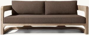 Moderno y Lujoso Juego de Sofás de Jardín de Teca para Exteriores, Muebles de Patio - Product Image 1
