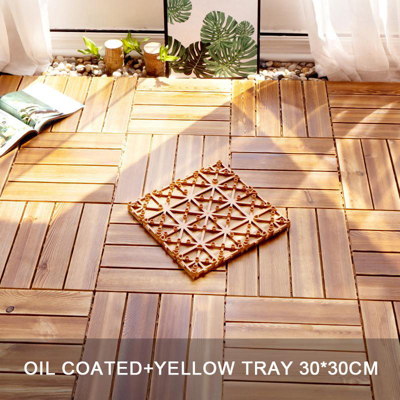 (4 ชิ้นในหนึ่ง) เคลือบน้ำมัน + ถาดสีเหลือง