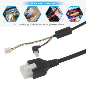 Kabel Catu Daya Kartu Grafis Pria, 18awg 100Cm 6pin Perempuan Ke PCI-E 8pin (6 + 2) Pin Pria - Product Image 2