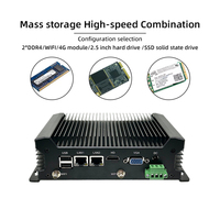 PC Industrial sin Ventilador, Certificado, 16GB RAM, 1TB Almacenamiento, Marca YCT, Temperatura Amplia -40~85C, Computación en Borde IIoT Inteligente