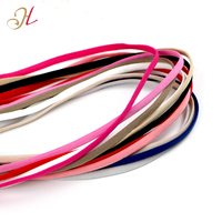 Vente en gros d'usine, accessoires de bandoulière de bricolage, bande de cheveux de couture colorée, bande de corde élastique