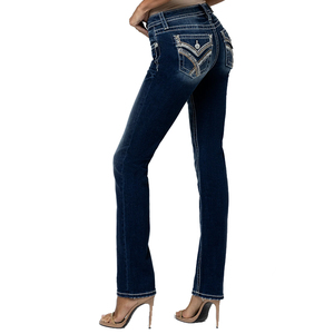 Custom <span class=keywords><strong>Bootcut</strong></span> Mujeres Crissy Skye <span class=keywords><strong>Bootcut</strong></span> <span class=keywords><strong>Jeans</strong></span> Mujeres Hecho en China <span class=keywords><strong>para</strong></span> las mujeres - Product Image 6