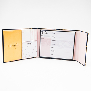 Bộ Bìa Cứng Nam Châm Tri-folder, Tập Giấy Ghi Chú Tự Dính In Màu Đầy Đủ - Product Image 2