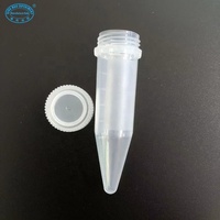 Tubes à centrifuger inférieurs coniques du laboratoire 5ml avec du CE de bouche de vis/ISO13485 certifié