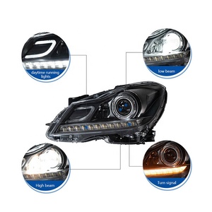 Kit de Reequipamiento de Faros Delanteros para Automóviles Universal Racing Car BQD03, Conjunto de Faros Delanteros LED para Mercedes-Benz W204 2011-2014 - Product Image 4