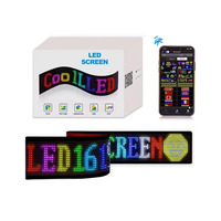 Letrero LED Programable con Pantalla a Todo Color, Control por Aplicación Bluetooth, Diseño Resistente al Agua con DCI-P3 95% para Interiores