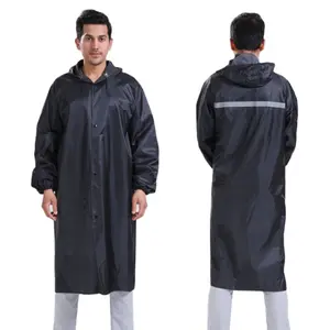 YAKEDA Tactical Raincoat Reflective Impermeable PVC Waterproof Outdoor Combat Poncho Rain Cape Reflective Tactical Raincoat