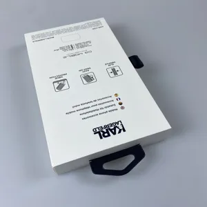 आईफोन केस के लिए उपयुक्त हुक बॉक्स और दराज शैली पेपर बॉक्स के साथ अनुकूलित लक्जरी खुदरा फोन केस पैकेजिंग