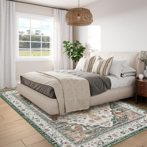 Medaglione orientale Vintage 6x9 stampato personalizzato per la casa sala da pranzo <span class=keywords><strong>sotto</strong></span> <span class=keywords><strong>il</strong></span> <span class=keywords><strong>tavolo</strong></span> tappeto sottile da soggiorno - Product Image 2