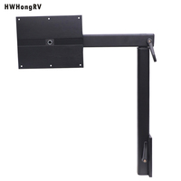 HWHongRV Pied de table réglable en alliage d'aluminium de qualité supérieure pour camping-car, pivotant à 360 degrés, support de mobilier intérieur pour fourgon aménagé et camping-car