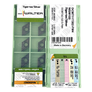 DCMT11T302-FM4 wsm10s 100% sản xuất ban đầu thức ăn nhanh CNC Carbide chèn tùy chỉnh phay chèn - Product Image 1