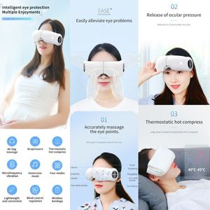 Massaggiatore Oculare Riscaldato con Airbag <span class=keywords><strong>per</strong></span> Agopressione, Vibrazione a Microfrequenza, Musica Bluetooth e Quattro Modalità <span class=keywords><strong>per</strong></span> il Relax Oculare Quotidiano - Product Image 2