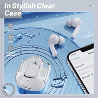 Auriculares Inalámbricos para Juegos Air31 de Baja Latencia, Auriculares TWS con Control Táctil 5.3, Pantalla Digital LED para Teléfono Inteligente