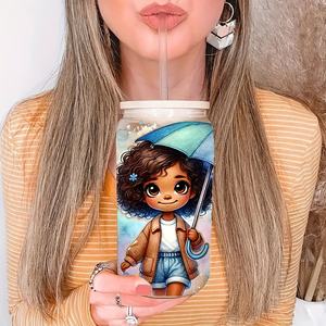 Autocollants personnalisés durables, imperméables et écologiques avec logo thermocollant, en verre, colorés et résistants aux UV, pour gobelets et tasses - Product Image 6