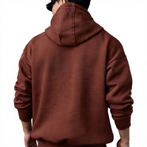 <span class=keywords><strong>Felpa</strong></span> con Cappuccio Oversize da Uomo Invernale con Logo Stampato Frontale, Grafica Anime <span class=keywords><strong>Giapponese</strong></span>, Marrone, Streetwear OEM - Product Image 2
