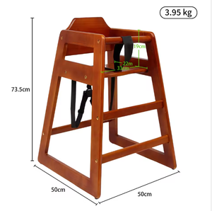 كرسي أطفال عالي الجودة من الخشب الصلب قابل للتكديس بألوان مخصصة للاستخدام التجاري في المطاعم والمنازل - Product Image 4