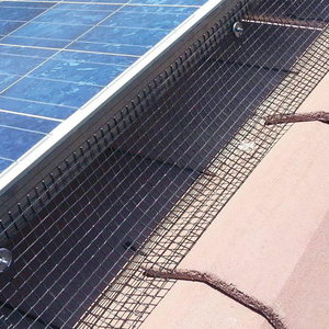 Filet <span class=keywords><strong>anti</strong></span>-oiseaux noir de 30 m, résistant aux oiseaux, clôture pour panneaux solaires avec répulsif antiparasitaire, durable, installation facile - Product Image 4