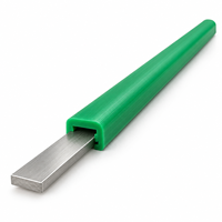 Bande de guidage industrielle en UHMWPE, auto-lubrifiante, en polyéthylène, colorée sur mesure, résistante à l'abrasion