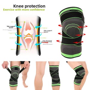 Rodillera Deportiva <span class=keywords><strong>para</strong></span> Correr, Baloncesto y Ciclismo, Rodillera de Compresión Transpirable con Soporte Profesional - Product Image 5