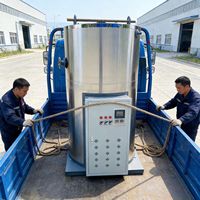 Chaudière industrielle électrique à vapeur horizontale Zhongxin, écologique, haute efficacité, gain de place, 500 kg max. Chaudière spécifique 0,7 Mpa