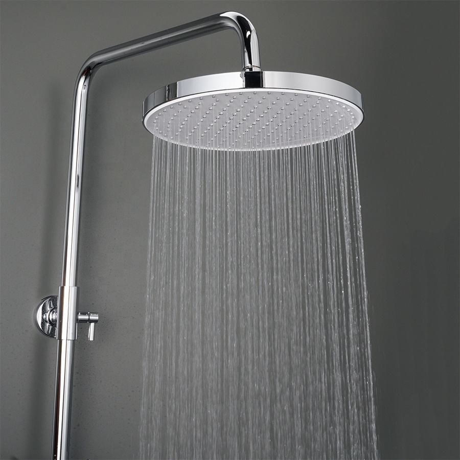 Chrome ABS 10 Inch Top Over Rain Head Shower Head Chrome ABS 10 Inch Top Over Rain Head Shower Head