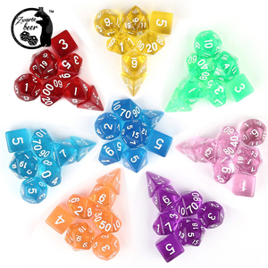 <span class=keywords><strong>Dice</strong></span> Set Trong Suốt <span class=keywords><strong>Dnd</strong></span> <span class=keywords><strong>Dice</strong></span> Acrylic Đa Diện Hội Đồng Quản Trị Trò Chơi RPG Xúc Xắc Tùy Chỉnh - Product Image 3