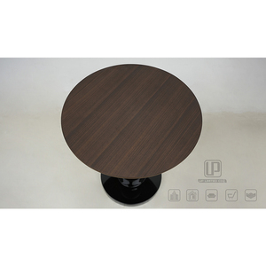 Popular Black and Brown Round High Bar <b>Stools</b> Chair Wood Modern Hotel Apartment <b>Office</b> Building Living Room <b>Stool</b> Round <b>Stool</b> - Product Image 6