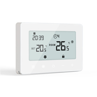 Touch Programable Fan Coil Termostato Wifi Control remoto