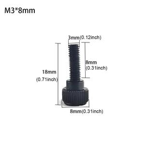 M3 M4 # Tornillos de Cabeza Redonda de Acero al Carbono 6-32 de 10 mm para Cajas de Ordenador, Fuente de Alimentación, Ranuras PCI, Discos Duros HDD - Product Image 3