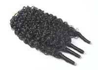 Extensions de cheveux humains au crochet, sans nœuds, pré-séparées, bouclées birmanes P4/30, pré-bouclées pour tresses