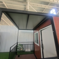 Maison conteneur pliable de 20 pieds à installation rapide