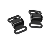 Boucle de serrage tactique en aluminium de qualité supérieure 50x38mm pour sangles, réglable, pour sacs, avec visée laser de sécurité