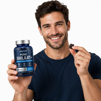 Gummies OEM au Shilajit Or – Compléments Herbales pour Renforcer l'Immunité – Conditionnement en Bouteille pour Adultes (Hors Femmes Enceintes)
