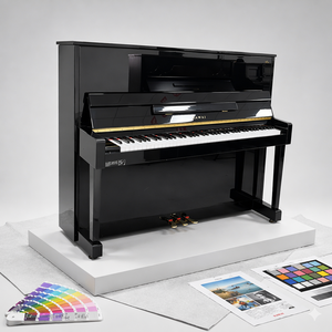 Piano droit mécanique d'occasion KAWAI HA20 d'origine japonaise, 88 touches, pour l'enseignement et la pratique à domicile - Product Image 1