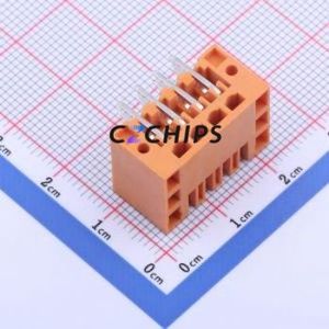 KF2EDGERM-3.5-2*4P Plug-in Terminal Block Bent Lead Through Hole,P=3.5mm Board-to-Board / Socket Closed Screw Fixing 2x4P 3.5mm - Product Image 2