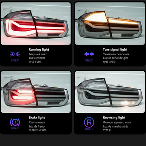 MP LED New Taillight F35 2012-2018 F80 for M3 F30 3 Series High Quality Clear LCI Style 12V 6000K <b>Lighting</b> <b>System</b> 1 Pair - Product Image 2