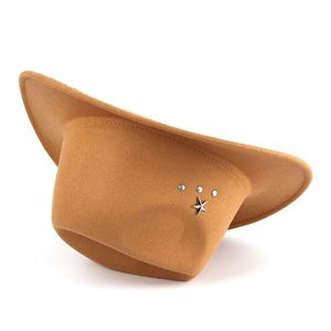 Sombrero de Vaquero Occidental de Moda, Sombrero de Jazz de Fieltro para Otoño e Invierno para Hombres y Mujeres - Product Image 5