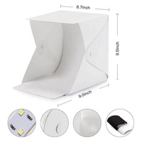 Kotak lampu LED, dapat dilipat Studio foto latar belakang untuk tenda latar belakang fotophone
