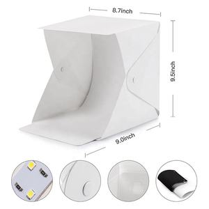 Boîte à lumière LED pliable pour studio photo Fond d'écran pour photophone Tente - Product Image 2