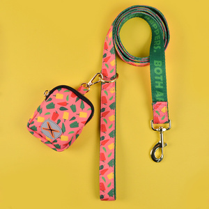 MIDEPET Cadeau de la Saint-Valentin et du Nouvel An, <span class=keywords><strong>harnais</strong></span> pour <span class=keywords><strong>chien</strong></span> en nylon réfléchissant BSCI avec sac à dos, collier et laisse - Product Image 4